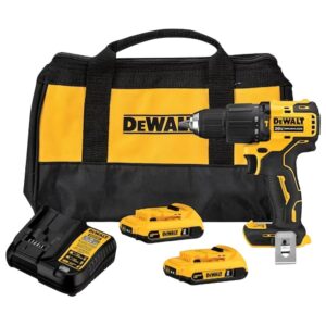 Kit Parafusadeira DeWALT com 2 baterias e bolsa